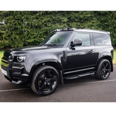 Land Rover Defender 90 L663 2020 On Oe Style Roof Rails - Pair - In Gloss Black